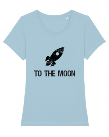 To the moon Sky Blue