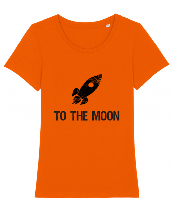 To the moon Bright Orange