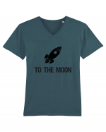 To the moon Tricou mânecă scurtă guler V Bărbat Presenter