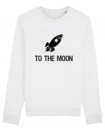 To the moon Bluză mânecă lungă Unisex Rise