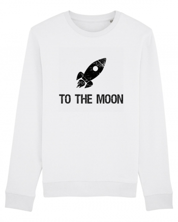 To the moon White