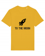 To the moon Tricou mânecă scurtă Unisex Rocker