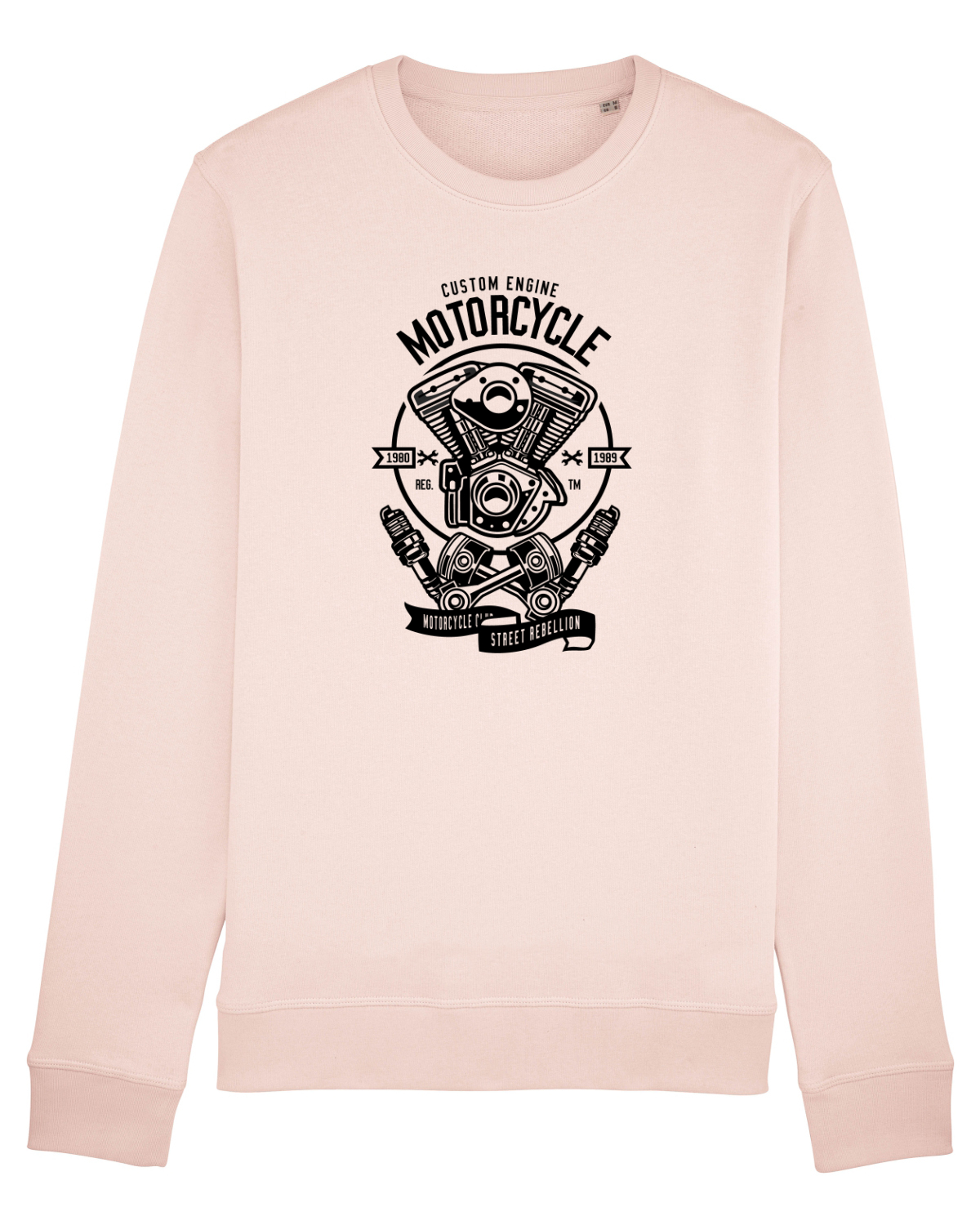 Bluză mânecă lungă Unisex Rise Candy Pink