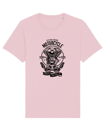 Moto Engine Black Cotton Pink