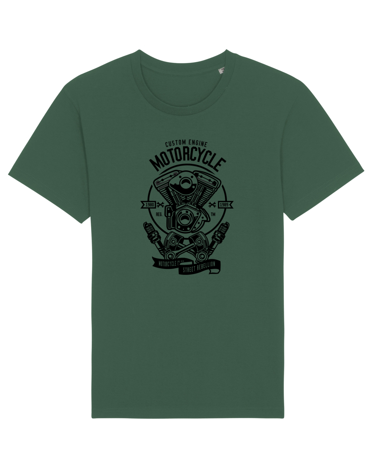 Tricou mânecă scurtă Unisex Rocker Bottle Green