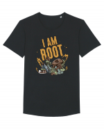 I am root Tricou mânecă scurtă guler larg Bărbat Skater