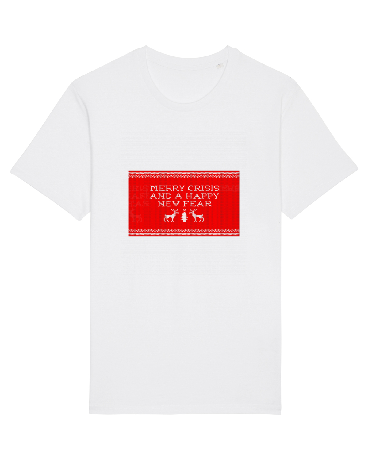 Tricou mânecă scurtă Unisex Rocker White
