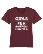 GIRLS Tricou mânecă scurtă guler V Bărbat Presenter