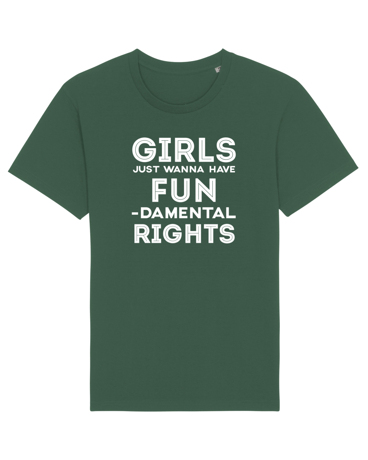 Tricou mânecă scurtă Unisex Rocker Bottle Green