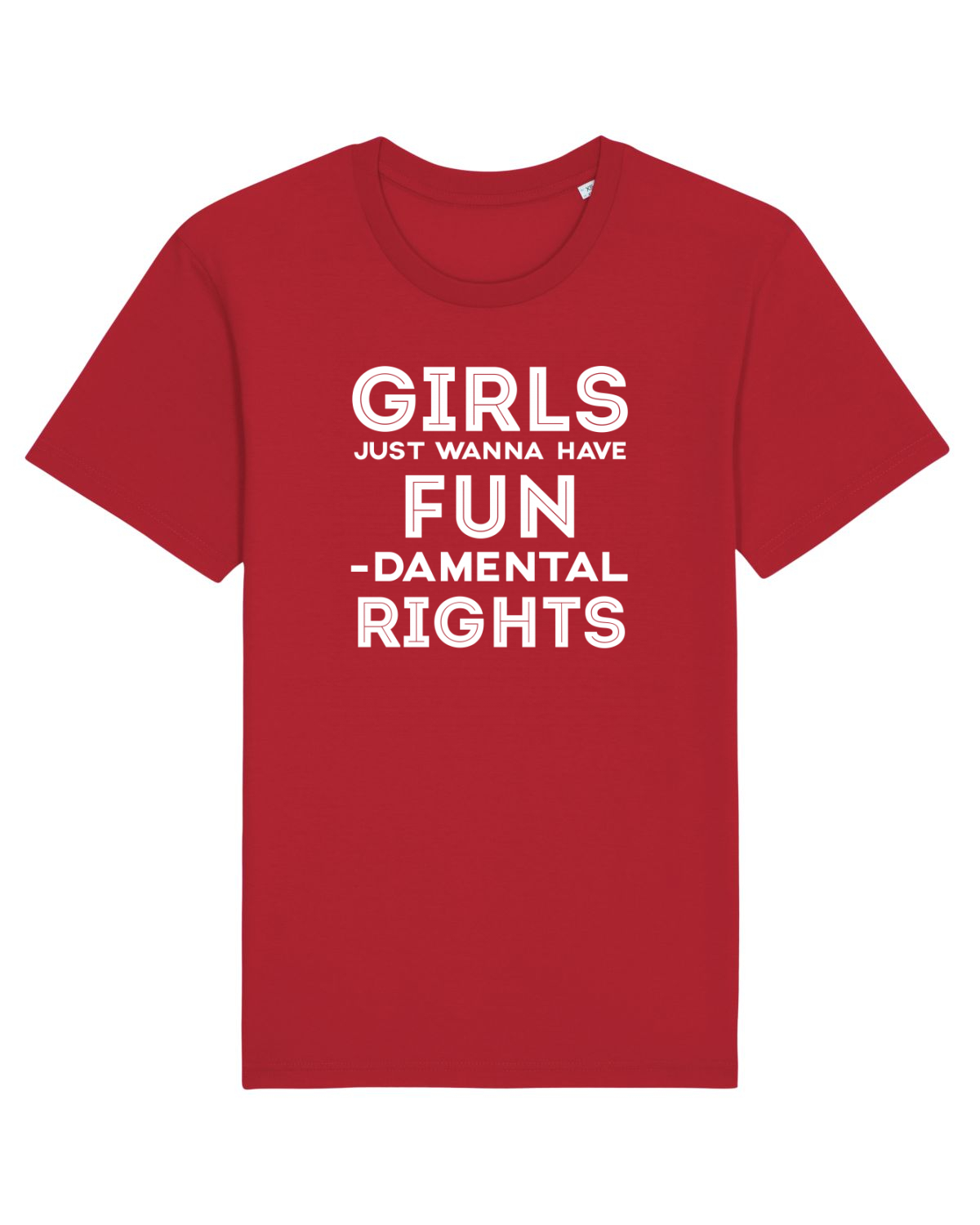 Tricou mânecă scurtă Unisex Rocker Red
