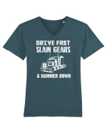 DRIVER Tricou mânecă scurtă guler V Bărbat Presenter