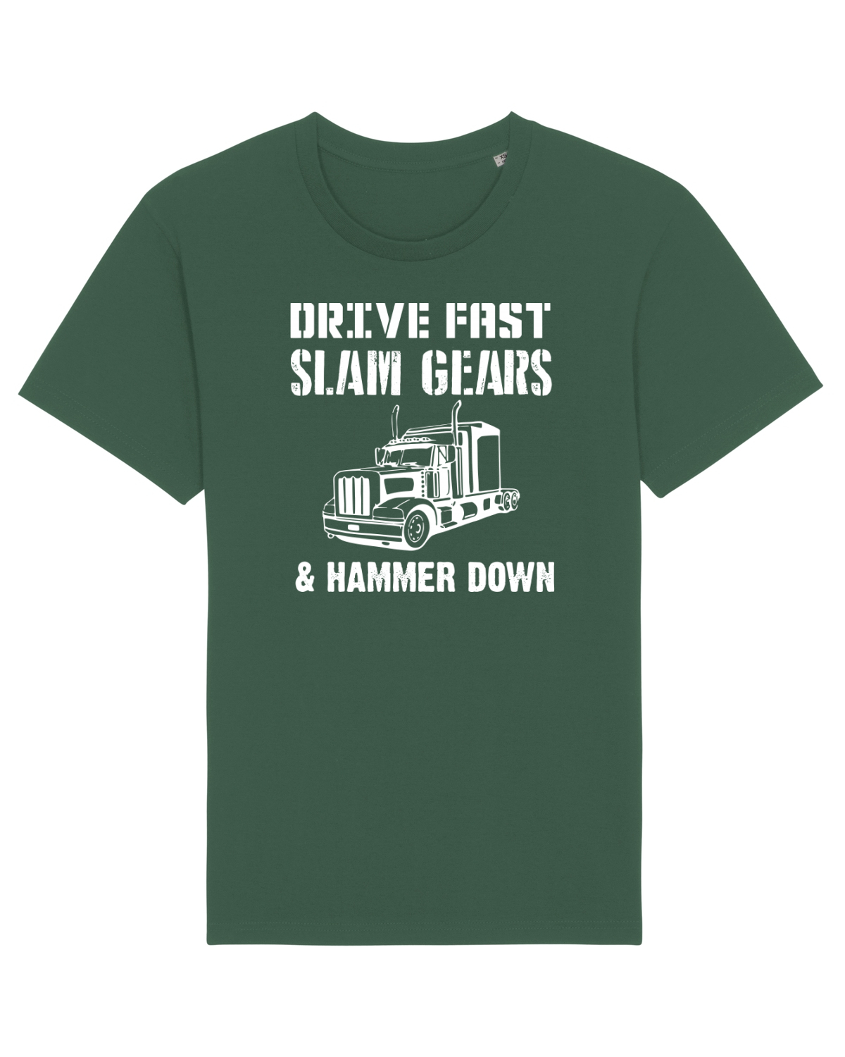 Tricou mânecă scurtă Unisex Rocker Bottle Green