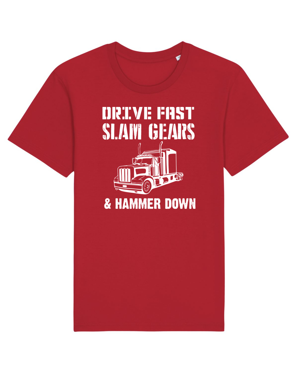 Tricou mânecă scurtă Unisex Rocker Red