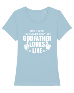 GODFATHER Tricou mânecă scurtă guler larg fitted Damă Expresser