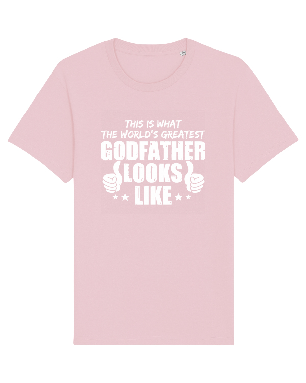 Tricou mânecă scurtă Unisex Rocker Cotton Pink