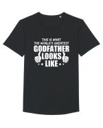 GODFATHER Tricou mânecă scurtă guler larg Bărbat Skater