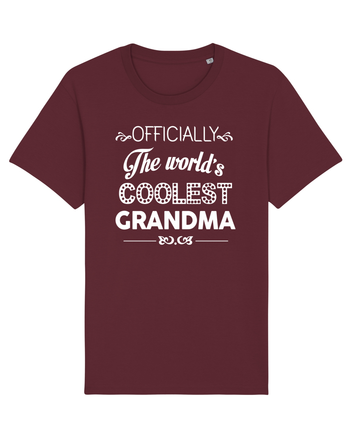 Tricou mânecă scurtă Unisex Rocker Burgundy