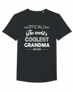 Grandma Tricou mânecă scurtă guler larg Bărbat Skater