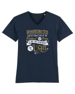 HAPPINESS Tricou mânecă scurtă guler V Bărbat Presenter