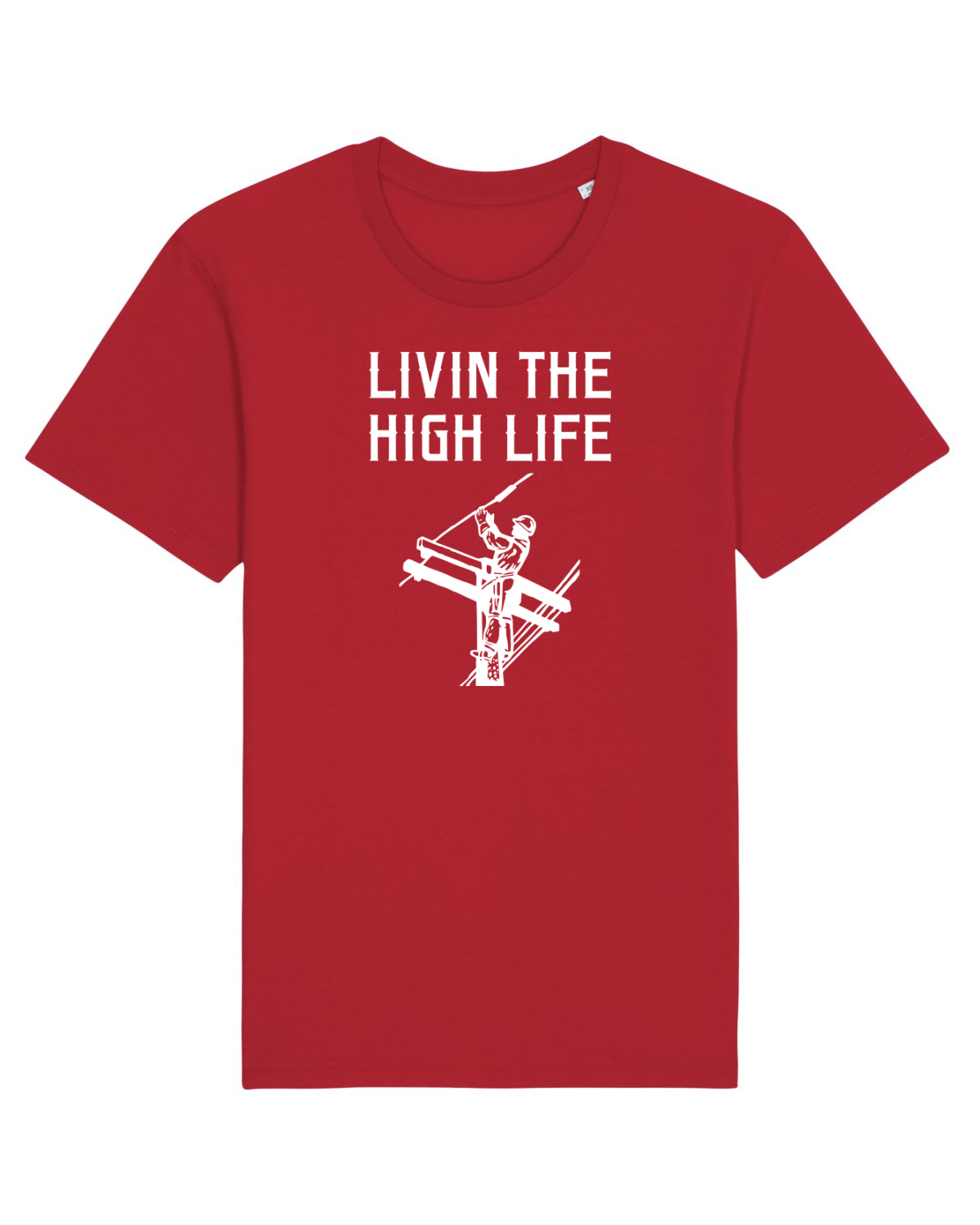 Tricou mânecă scurtă Unisex Rocker Red