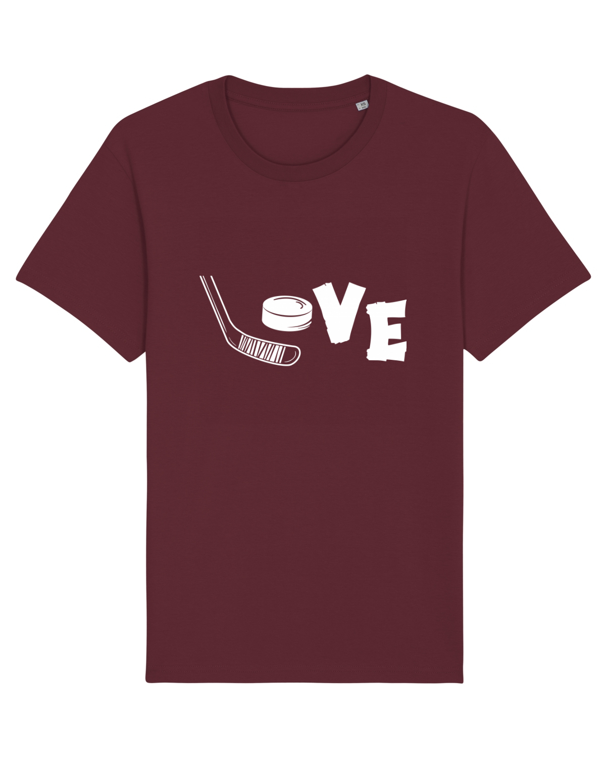 Tricou mânecă scurtă Unisex Rocker Burgundy