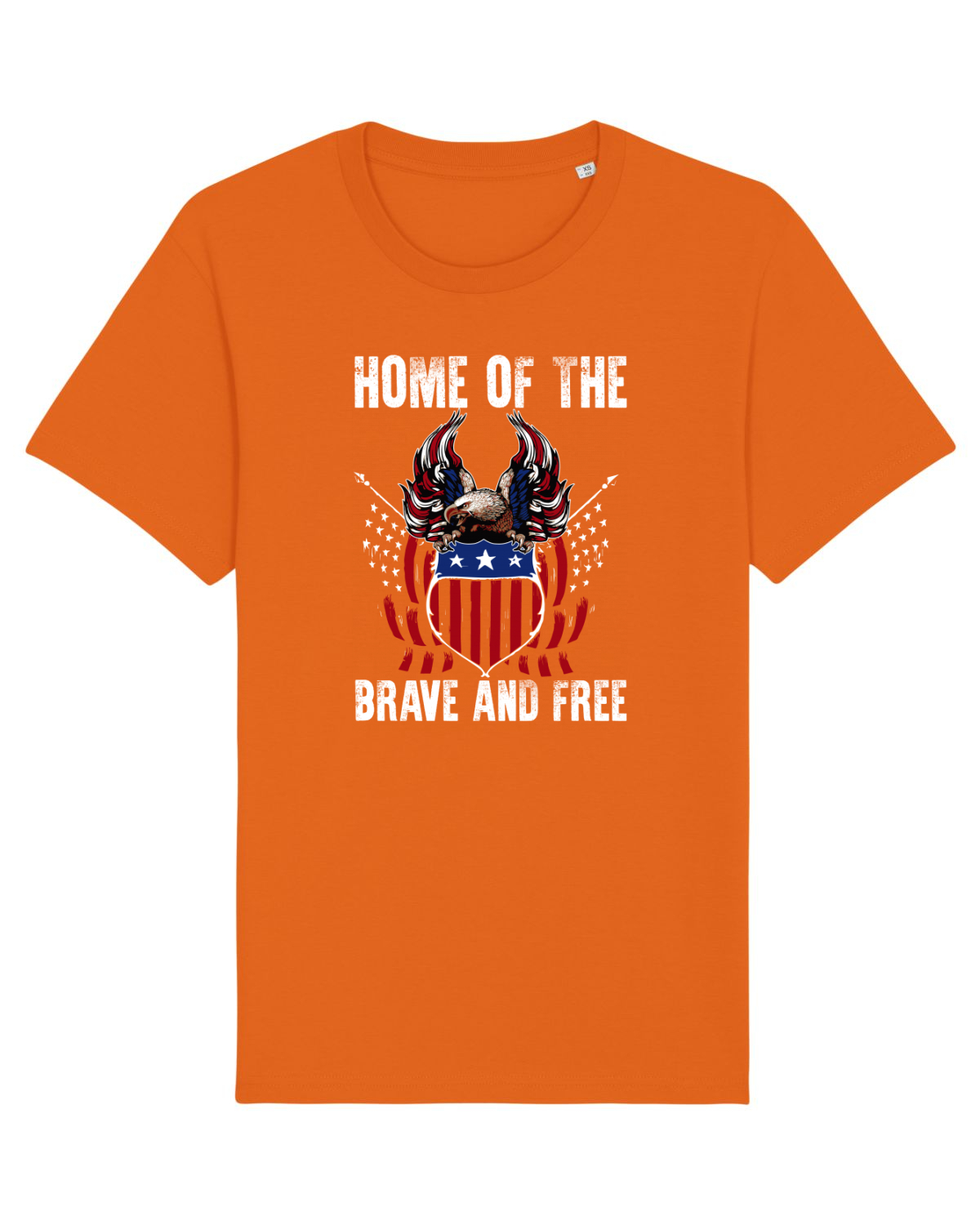 Tricou mânecă scurtă Unisex Rocker Bright Orange