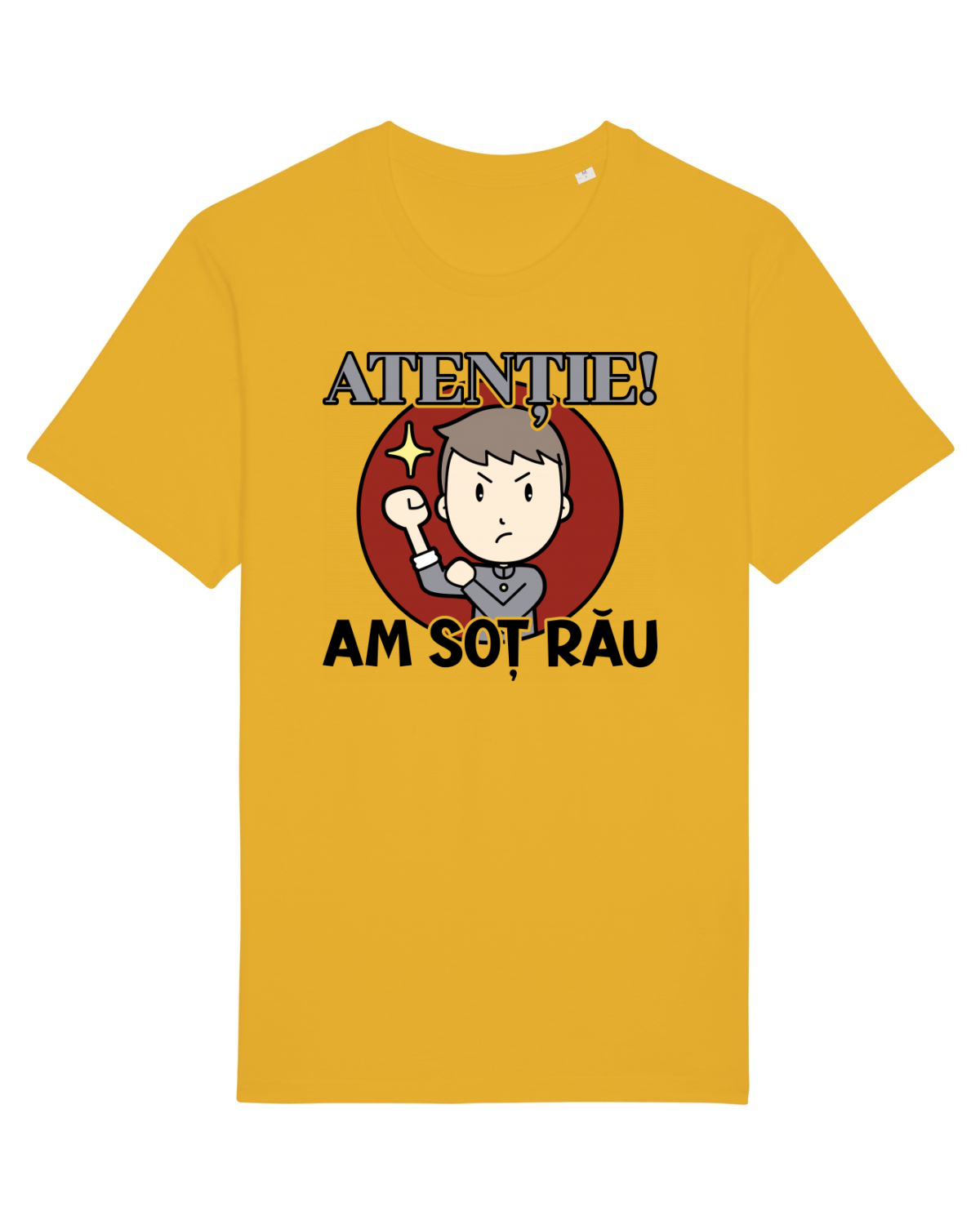 Tricou mânecă scurtă Unisex Rocker Spectra Yellow