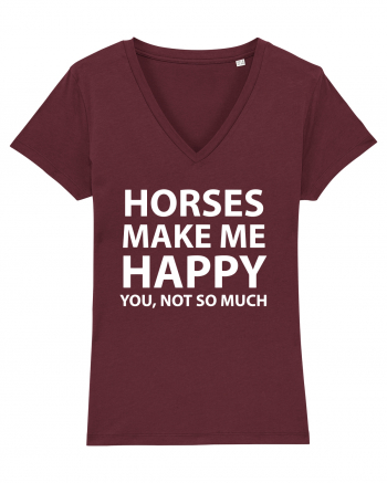 HORSES Burgundy