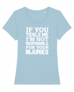 TICKLE Tricou mânecă scurtă guler larg fitted Damă Expresser