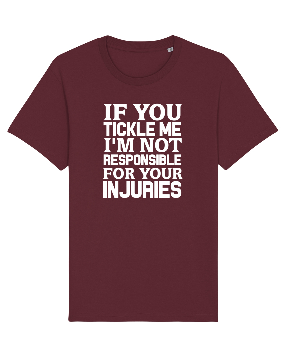 Tricou mânecă scurtă Unisex Rocker Burgundy