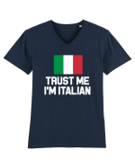 ITALIAN Tricou mânecă scurtă guler V Bărbat Presenter