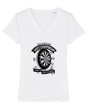 Darts Champion Black White