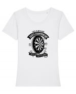 Darts Champion Black Tricou mânecă scurtă guler larg fitted Damă Expresser