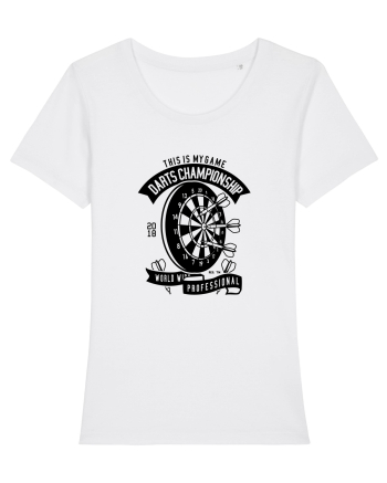 Darts Champion Black White
