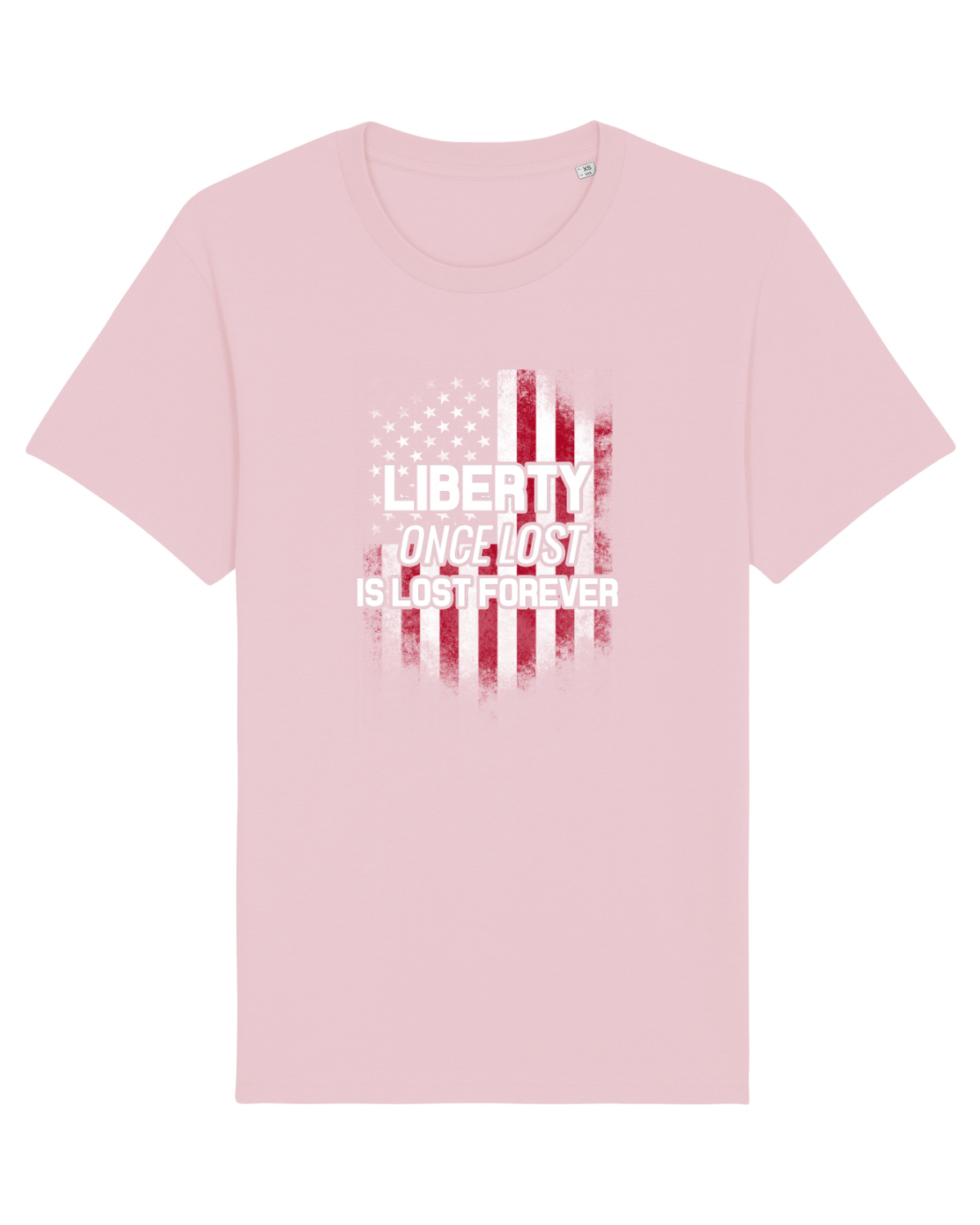 Tricou mânecă scurtă Unisex Rocker Cotton Pink