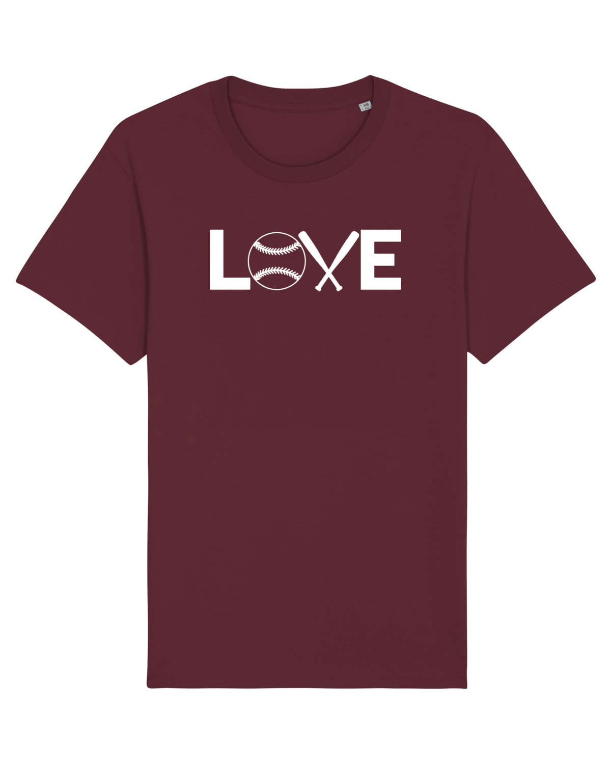 Tricou mânecă scurtă Unisex Rocker Burgundy