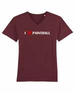 PAINTBALL Tricou mânecă scurtă guler V Bărbat Presenter