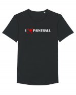 PAINTBALL Tricou mânecă scurtă guler larg Bărbat Skater