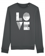 LOVE Bluză mânecă lungă Unisex Rise