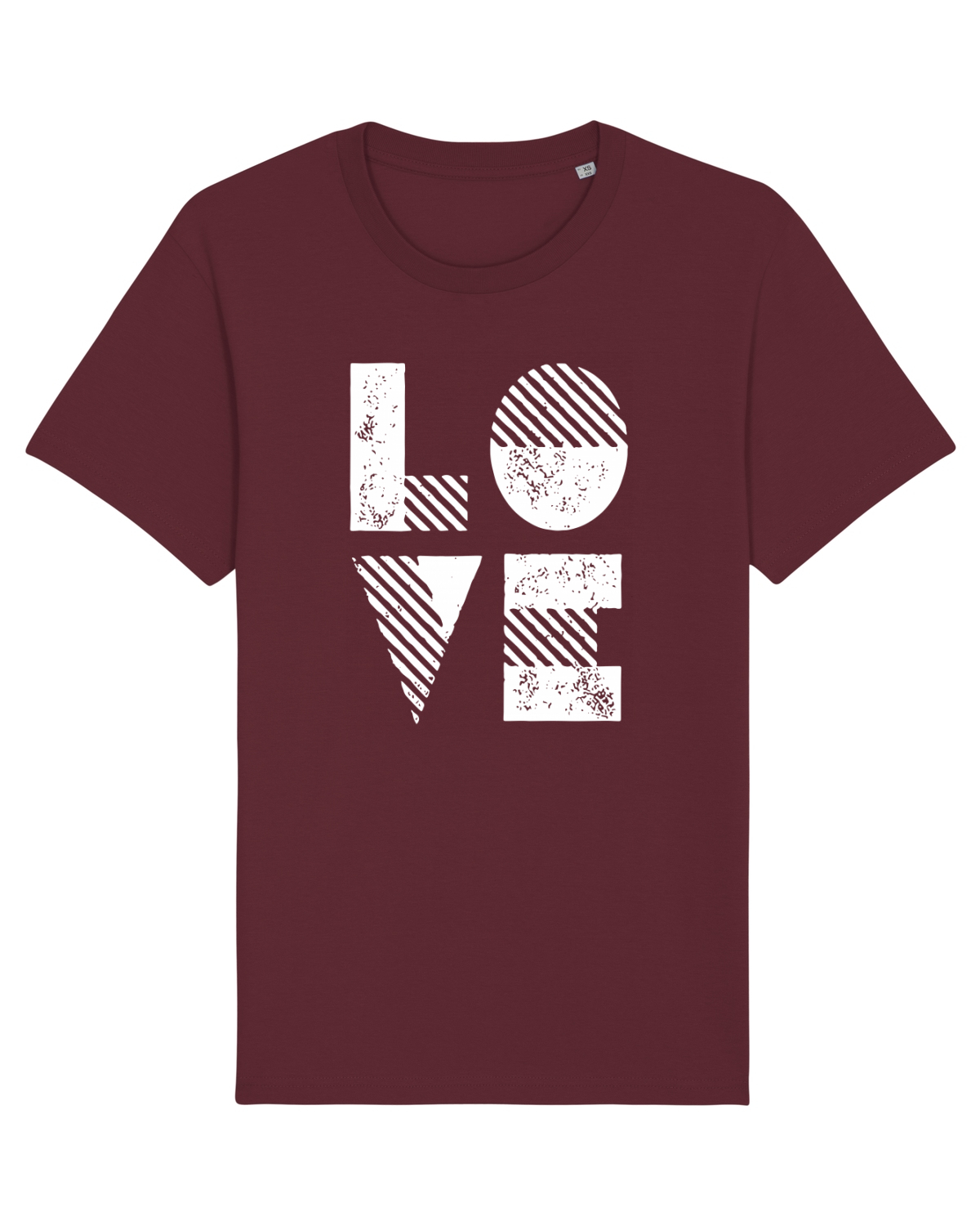 Tricou mânecă scurtă Unisex Rocker Burgundy