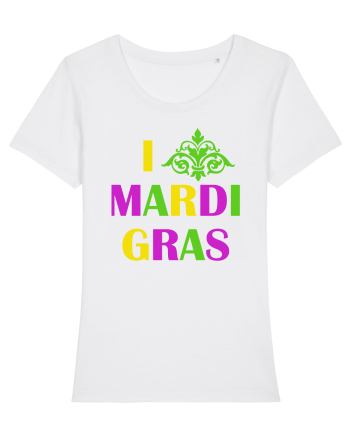 MARDI GRAS White