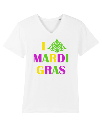 MARDI GRAS White
