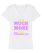 MASCARA Tricou mânecă scurtă guler V Damă Evoker