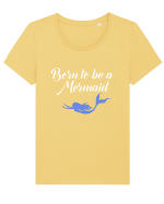 MERMAID Tricou mânecă scurtă guler larg fitted Damă Expresser