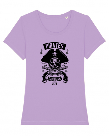 Pirates Black Skull Lavender Dawn