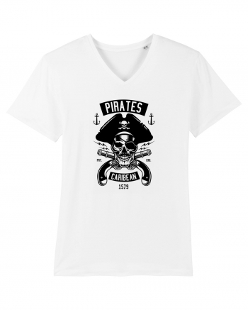 Pirates Black Skull White