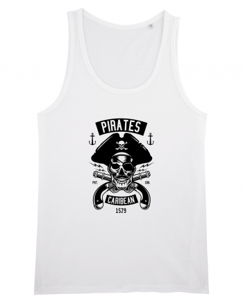 Pirates Black Skull White