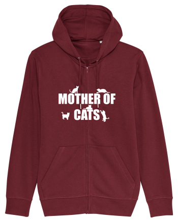 MOTHER OF CATS Burgundy