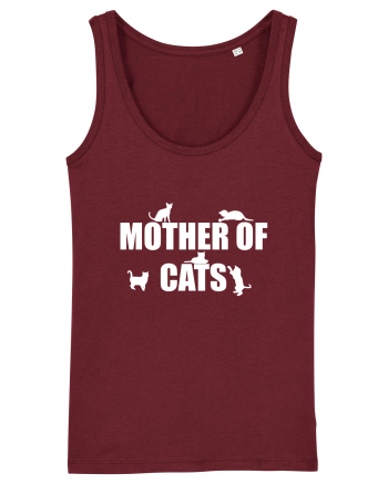 MOTHER OF CATS Burgundy