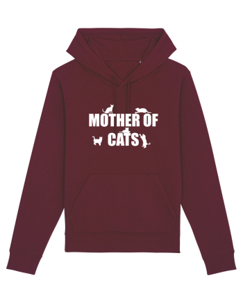 MOTHER OF CATS Burgundy